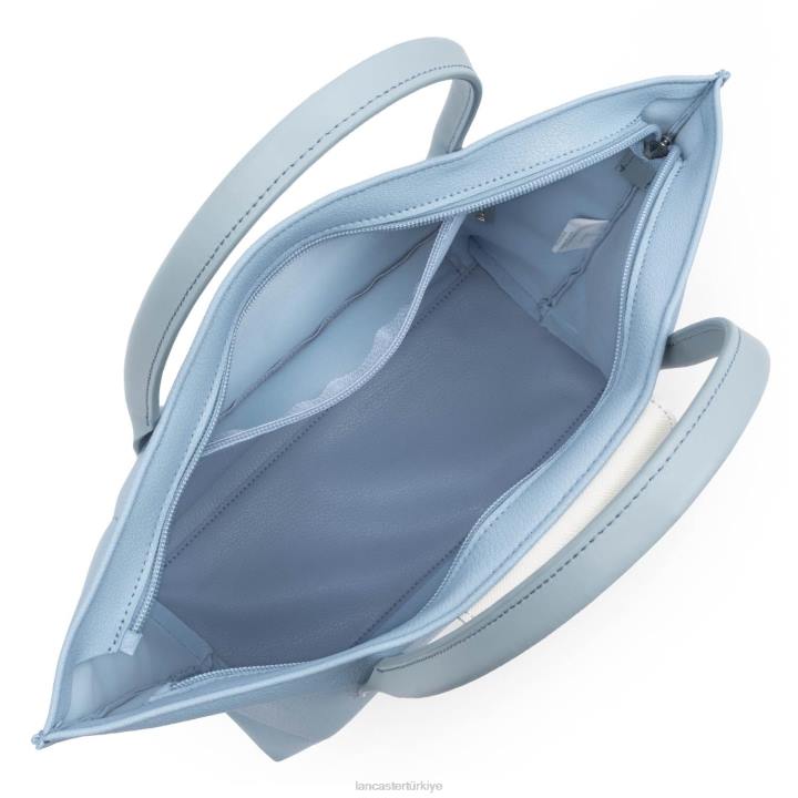 kadınlar m çanta maya bleu ciel-fildişi-bleu cendre Lancaster Paris çanta H0LP2814