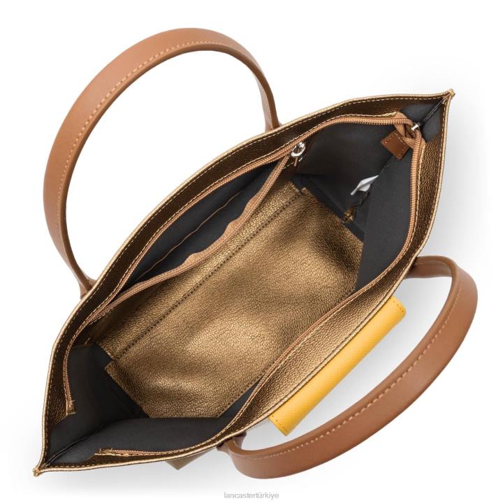kadınlar m çanta maya bronz-sarı-deve Lancaster Paris çanta H0LP2809