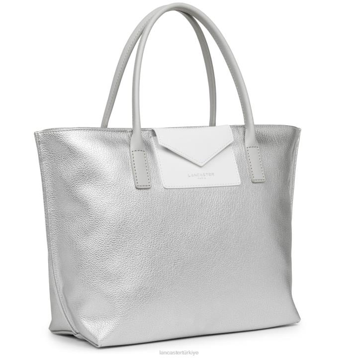 kadınlar m çanta maya yeni argent-blanc-gris perle Lancaster Paris çanta H0LP2776