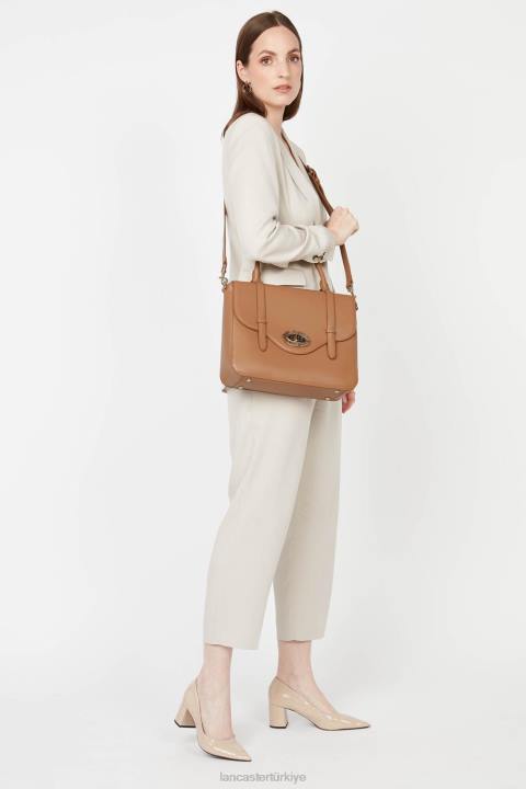 kadınlar m çanta mermer dokunuşu deve Lancaster Paris çanta H0LP3356