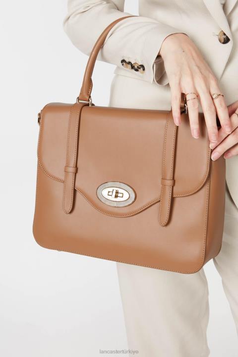 kadınlar m çanta mermer dokunuşu deve Lancaster Paris çanta H0LP3356