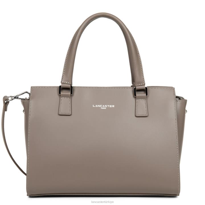 kadınlar m çanta pürüzsüz boz kahverengi Lancaster Paris çanta H0LP785