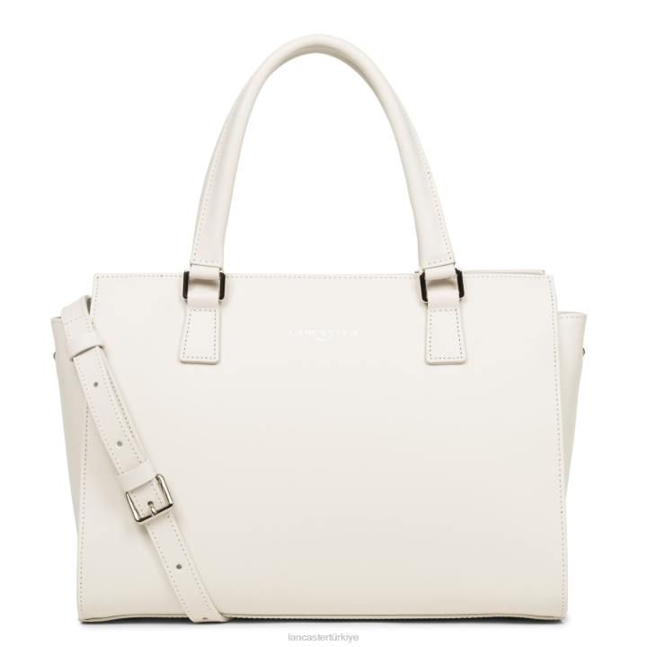 kadınlar m çanta pürüzsüz ekru Lancaster Paris çanta H0LP791
