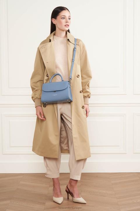 kadınlar m çanta tatlı bile mavi taş Lancaster Paris çanta H0LP2418