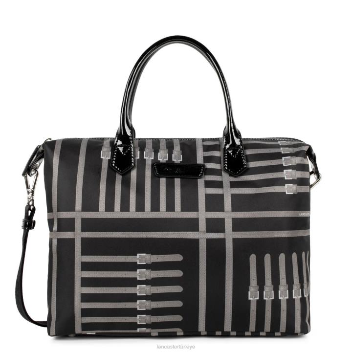 kadınlar m çanta temel verni noir-taupe Lancaster Paris çanta H0LP3048