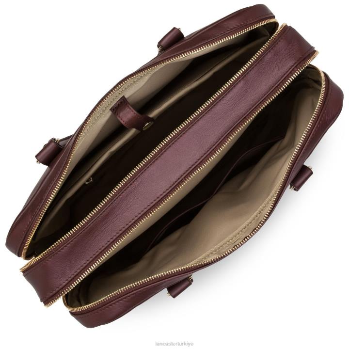 kadınlar portföy belge tutucu çanta matmazel iş bordo Lancaster Paris çanta H0LP3035