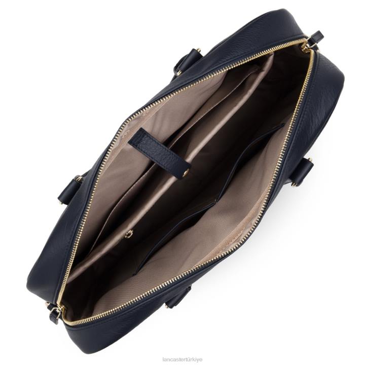 kadınlar portföy belge tutucu çanta matmazel iş mavi fonce Lancaster Paris çanta H0LP3030
