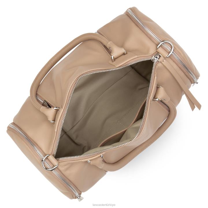 kadınlar spor çantası yumuşak vintage cappuccino Lancaster Paris çanta H0LP3531