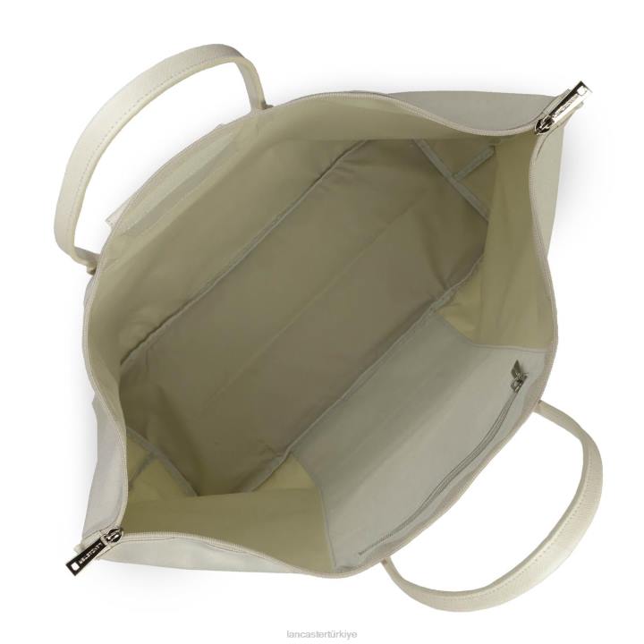 kadınlar hafta sonu çantası akıllı kba ekru Lancaster Paris çanta H0LP2734