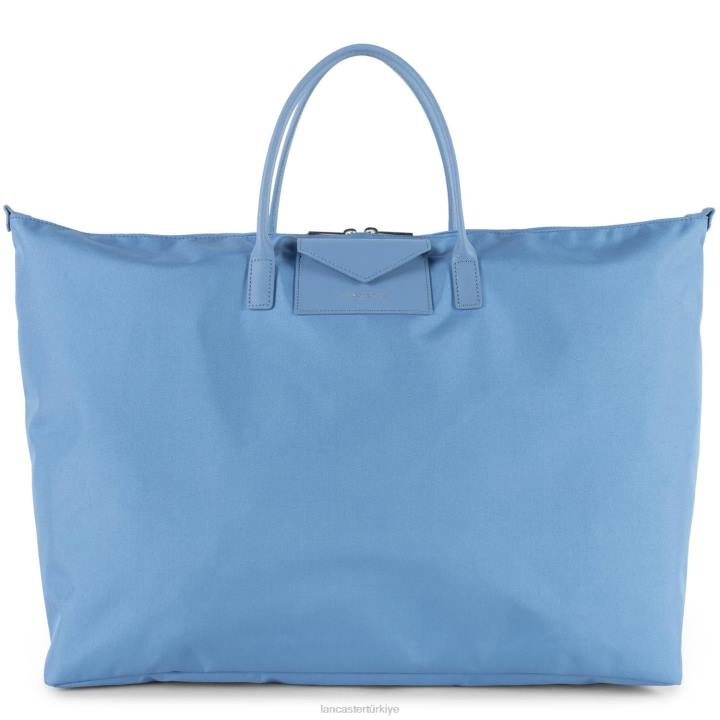 kadınlar hafta sonu çantası akıllı kba mavi azur Lancaster Paris çanta H0LP2743