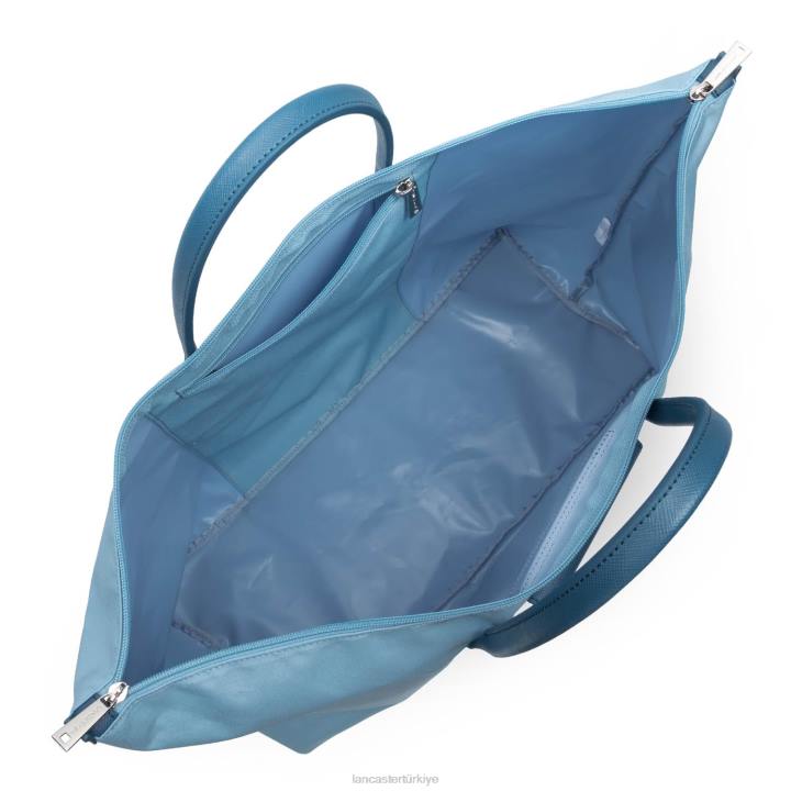 kadınlar hafta sonu çantası akıllı kba mavi ciel Lancaster Paris çanta H0LP2746