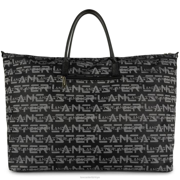 kadınlar hafta sonu çantası logosu kba kara Lancaster Paris çanta H0LP2864