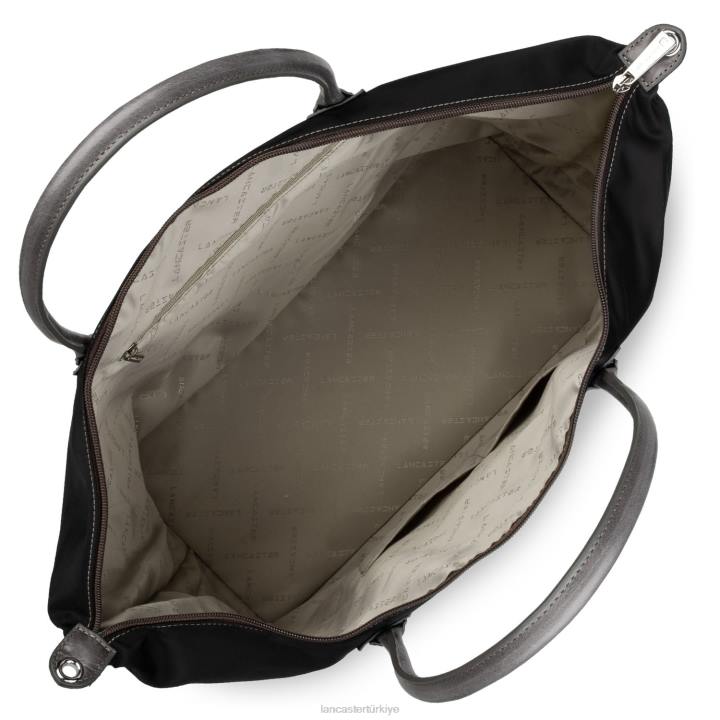 kadınlar haftasonu çantası temel spor noir-taupe-galet Lancaster Paris çanta H0LP3411