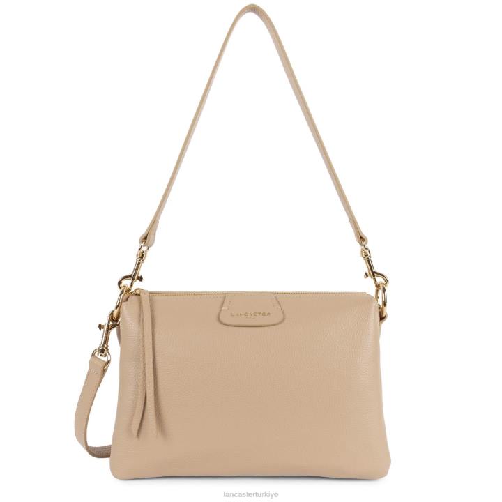 kadınlar büyük debriyaj kumul bej fonce Lancaster Paris çanta H0LP995