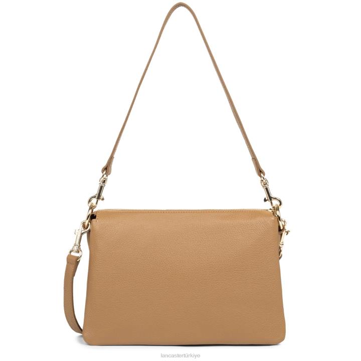 kadınlar büyük debriyaj kumul deve Lancaster Paris çanta H0LP990
