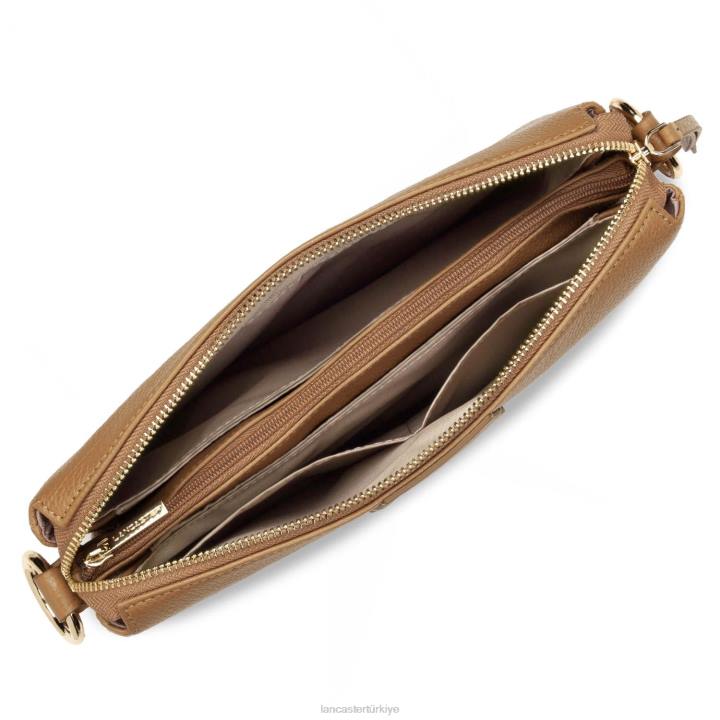 kadınlar büyük debriyaj kumul deve Lancaster Paris çanta H0LP990