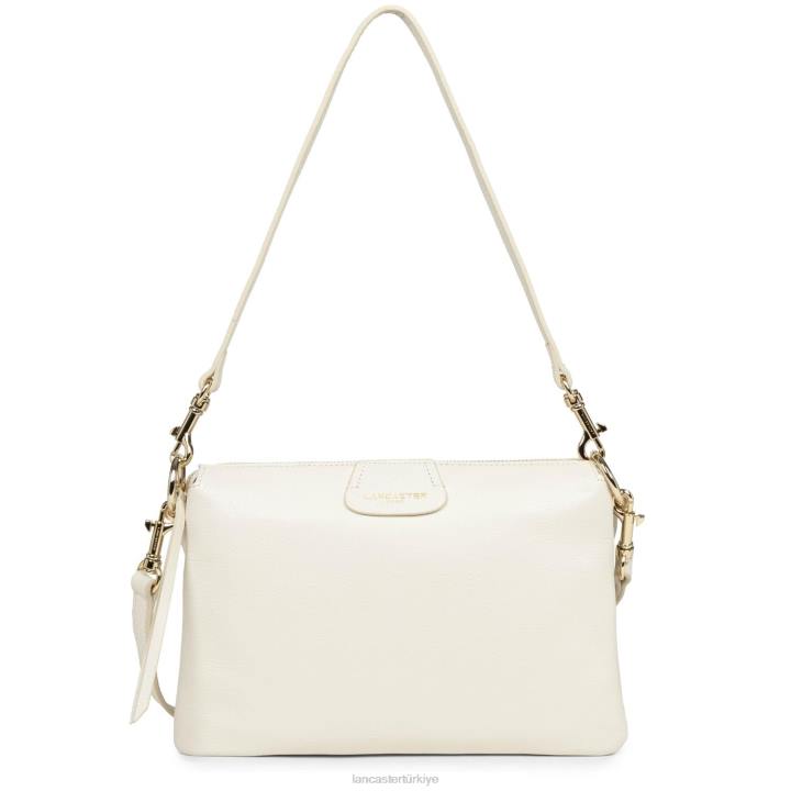 kadınlar büyük debriyaj kumul ekru Lancaster Paris çanta H0LP997