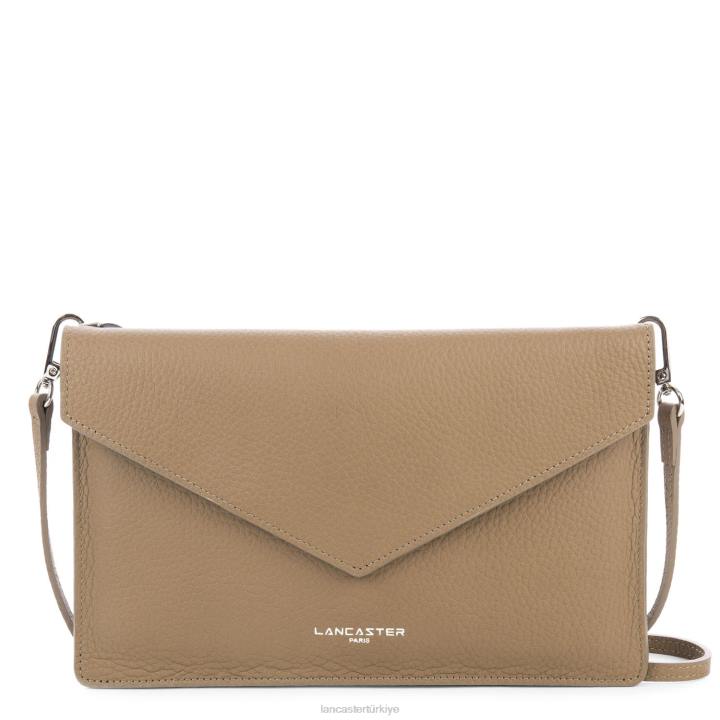 kadınlar debriyaj boz kahverengi Lancaster Paris çanta H0LP1159