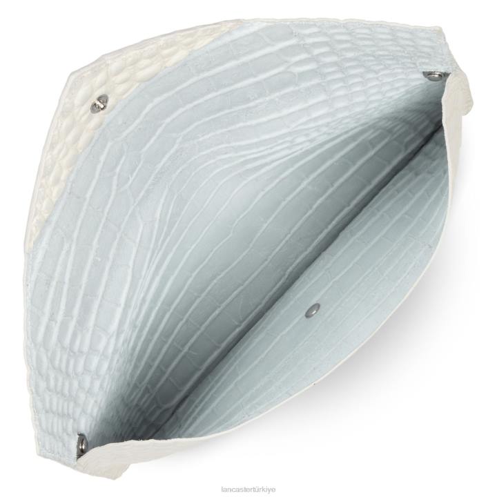 kadınlar debriyaj egzotik timsah bej Lancaster Paris çanta H0LP1169