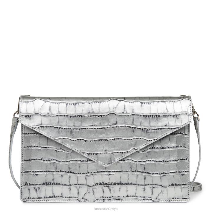 kadınlar debriyaj egzotik timsah elde etmek Lancaster Paris çanta H0LP1168