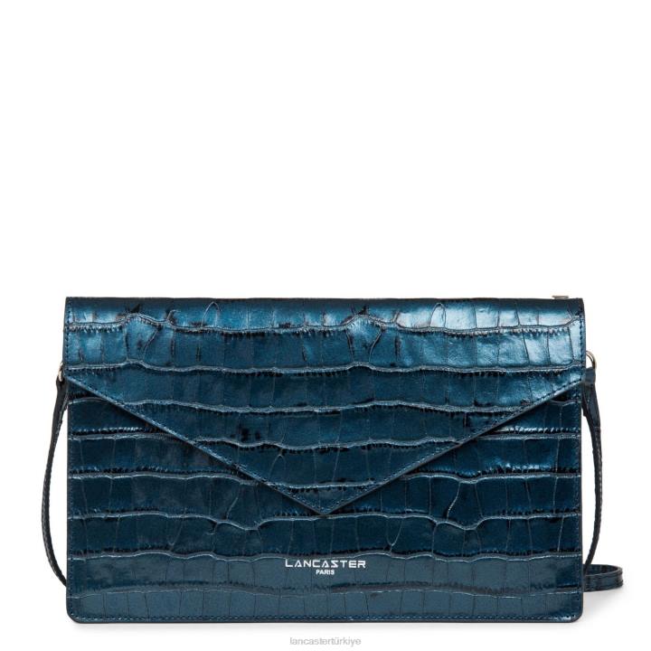 kadınlar debriyaj egzotik timsah safir Lancaster Paris çanta H0LP1167