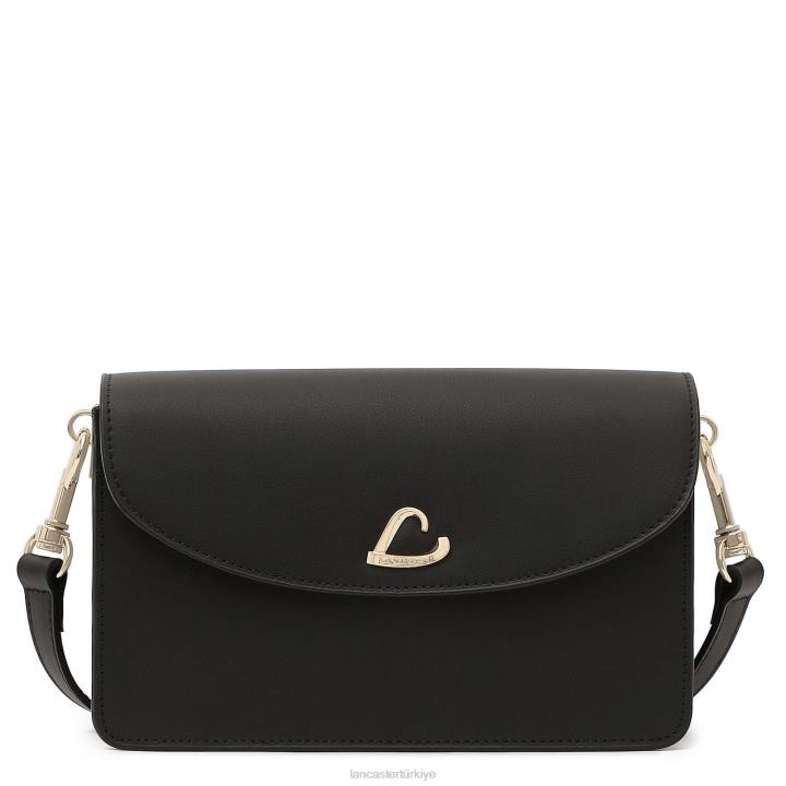 kadınlar debriyaj şehir felsefesi kara Lancaster Paris çanta H0LP1202