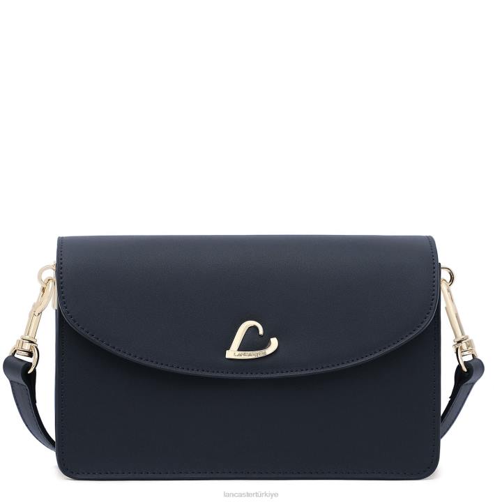 kadınlar debriyaj şehir felsefesi mavi fonce Lancaster Paris çanta H0LP1200