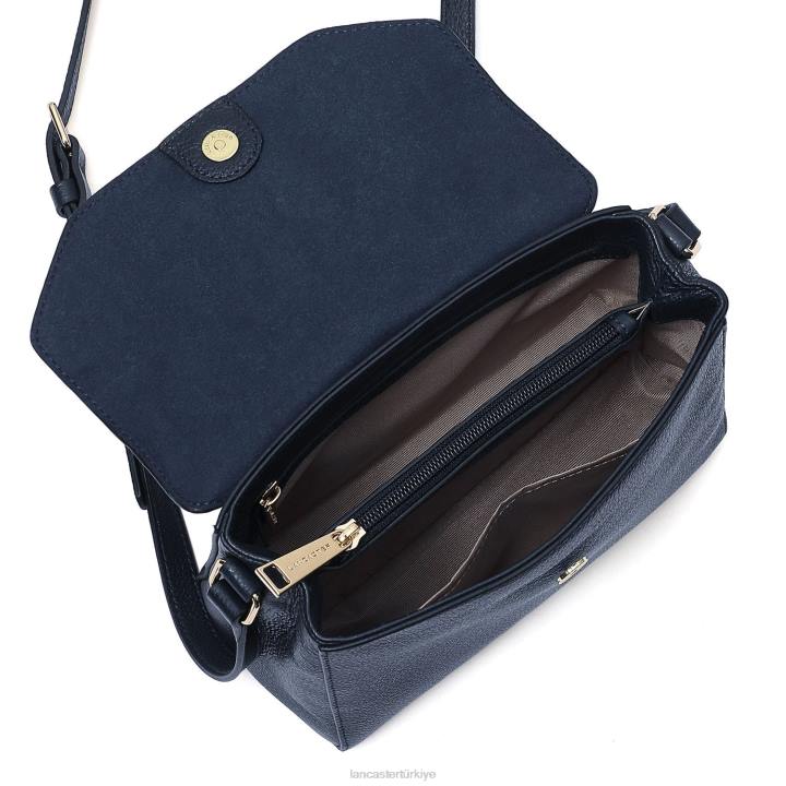 kadınlar debriyaj şehir felsefesi mavi fonce Lancaster Paris çanta H0LP1200