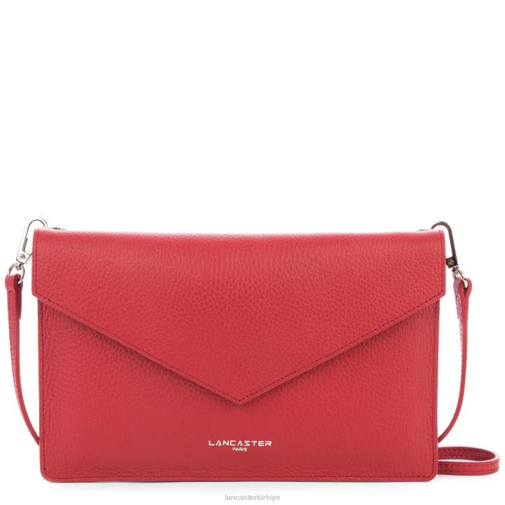 kadınlar debriyaj kırmızı Lancaster Paris çanta H0LP1160