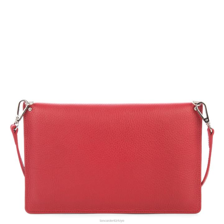 kadınlar debriyaj kırmızı Lancaster Paris çanta H0LP1160