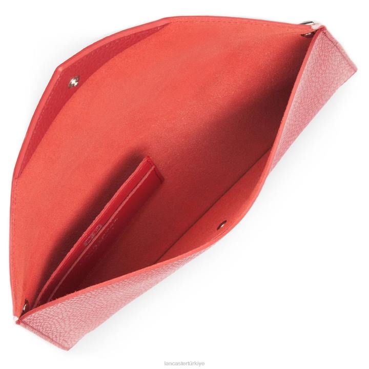 kadınlar debriyaj kırmızı Lancaster Paris çanta H0LP1160