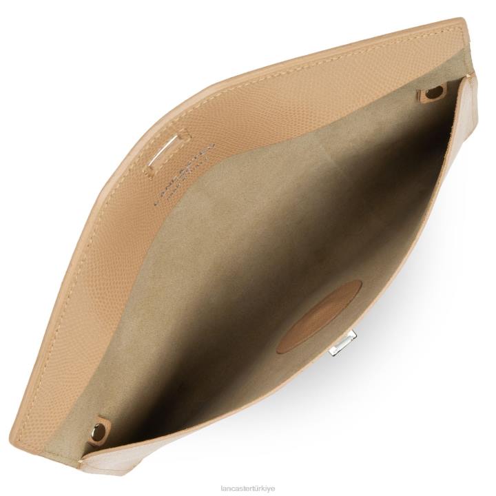 kadınlar debriyaj lucertola doğal Lancaster Paris çanta H0LP1125