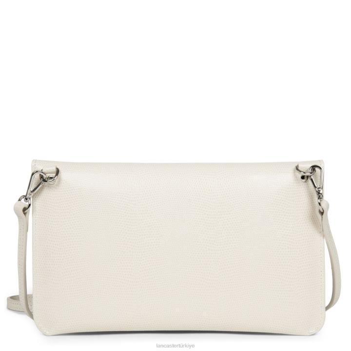 kadınlar debriyaj lucertola ekru Lancaster Paris çanta H0LP1132