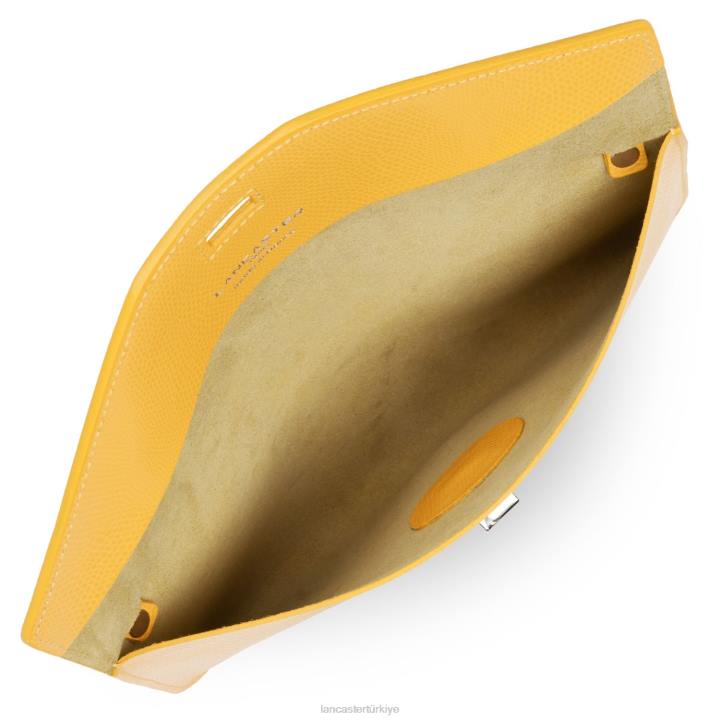 kadınlar debriyaj lucertola sarı Lancaster Paris çanta H0LP1124
