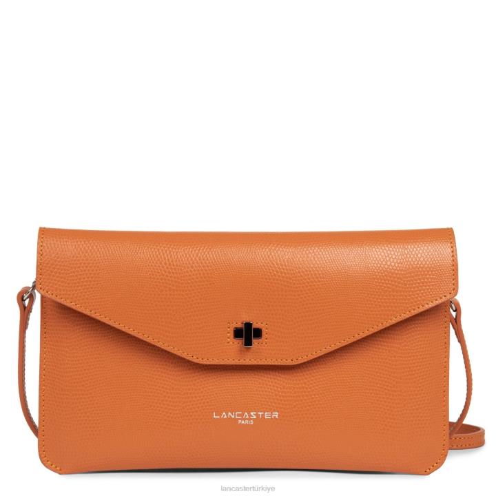 kadınlar debriyaj lucertola turuncu Lancaster Paris çanta H0LP1129
