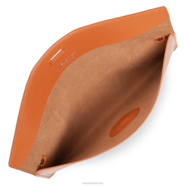 kadınlar debriyaj lucertola turuncu Lancaster Paris çanta H0LP1129