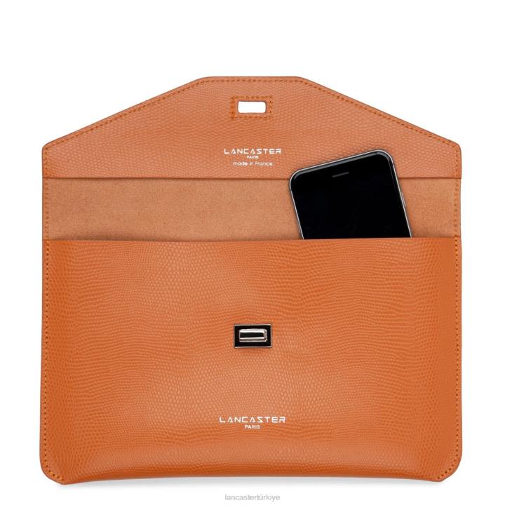 kadınlar debriyaj lucertola turuncu Lancaster Paris çanta H0LP1129