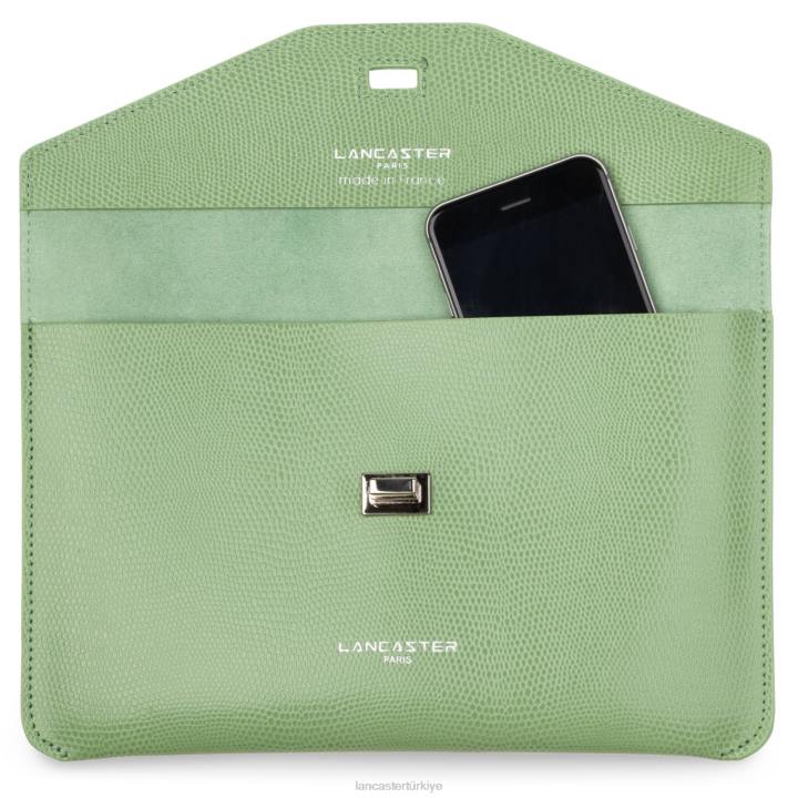 kadınlar debriyaj lucertola yeşim Lancaster Paris çanta H0LP1131
