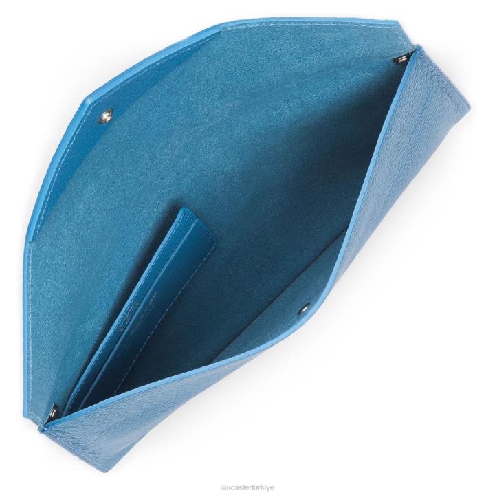 kadınlar debriyaj mavi Lancaster Paris çanta H0LP1158