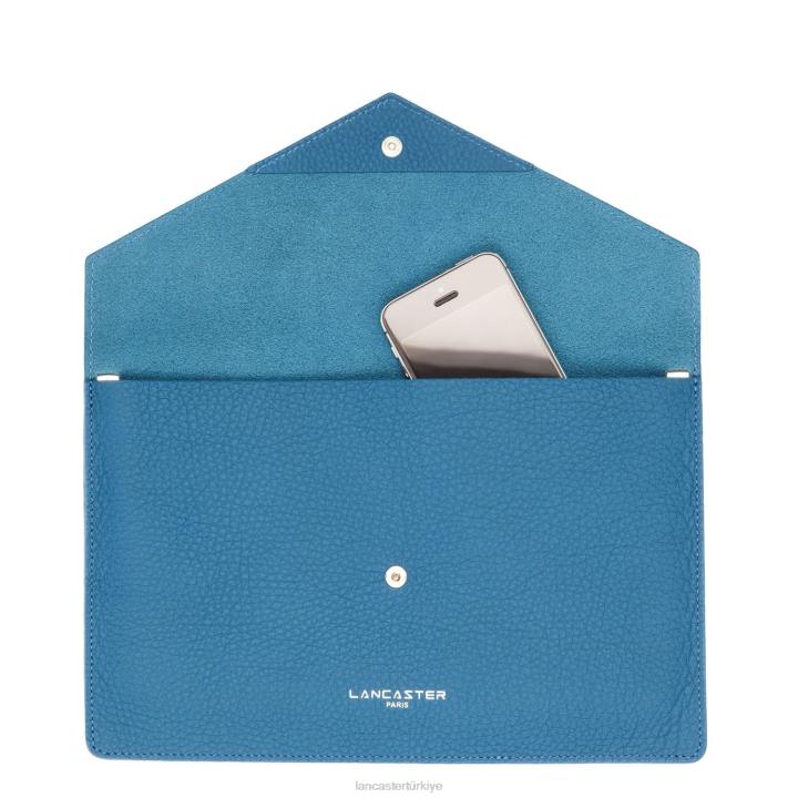 kadınlar debriyaj mavi Lancaster Paris çanta H0LP1158