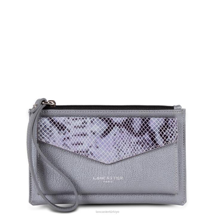 kadınlar debriyaj maya argent-python Lancaster Paris çanta H0LP1134