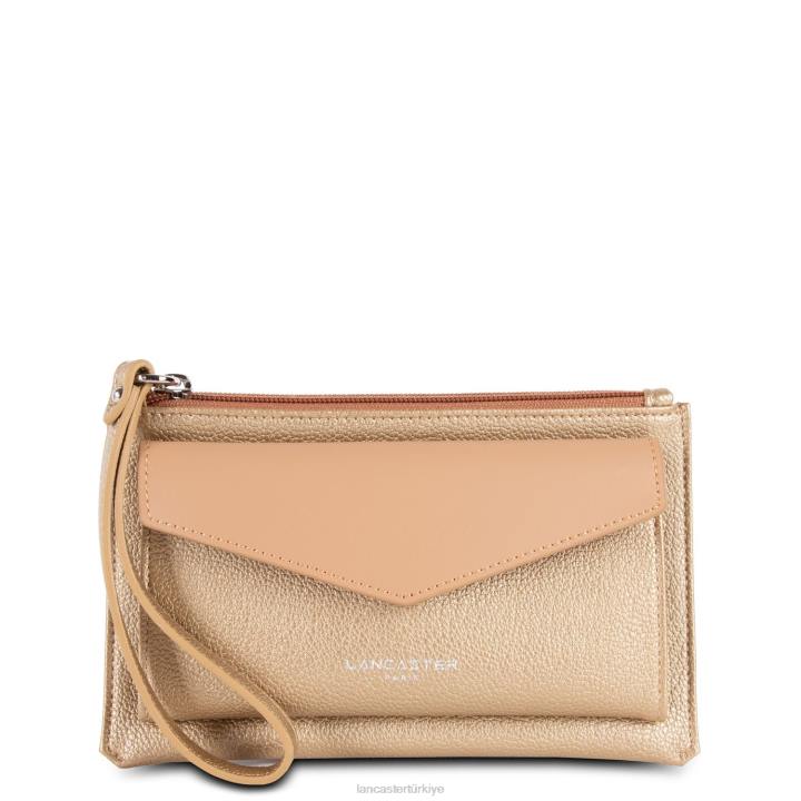 kadınlar debriyaj maya veya mat-doğal-deve Lancaster Paris çanta H0LP1138