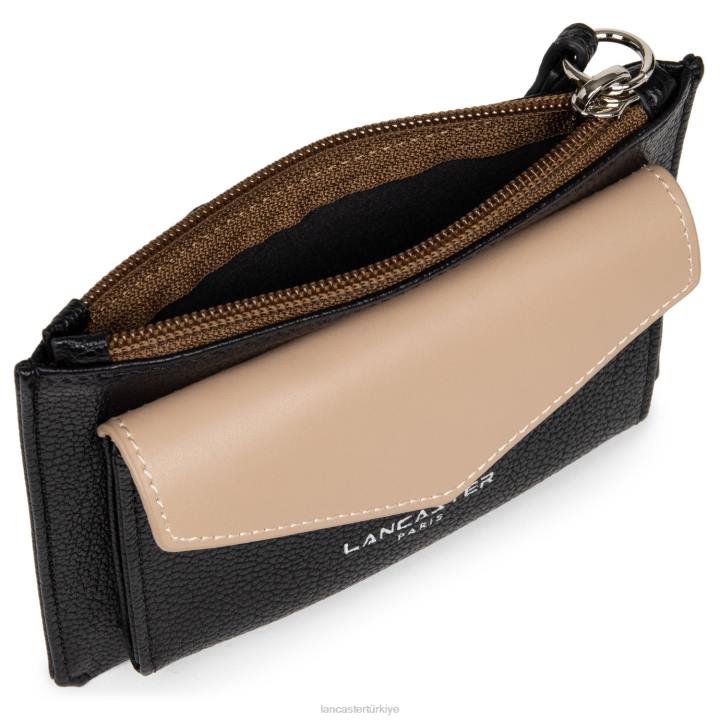 kadınlar debriyaj maya yeni noir-çıplak-vizon Lancaster Paris çanta H0LP1218