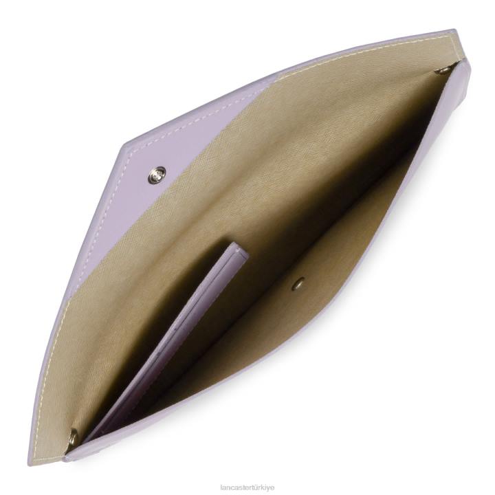 kadınlar debriyaj pur ve element şehri şampanyadaki lilas Lancaster Paris çanta H0LP507