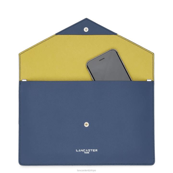 kadınlar debriyaj pur ve element şehri bleu jean-anis Lancaster Paris çanta H0LP514