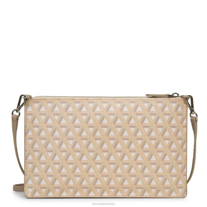 kadınlar debriyaj simgesi bej Lancaster Paris çanta H0LP1182