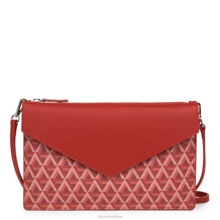 kadınlar debriyaj simgesi kırmızı Lancaster Paris çanta H0LP1175