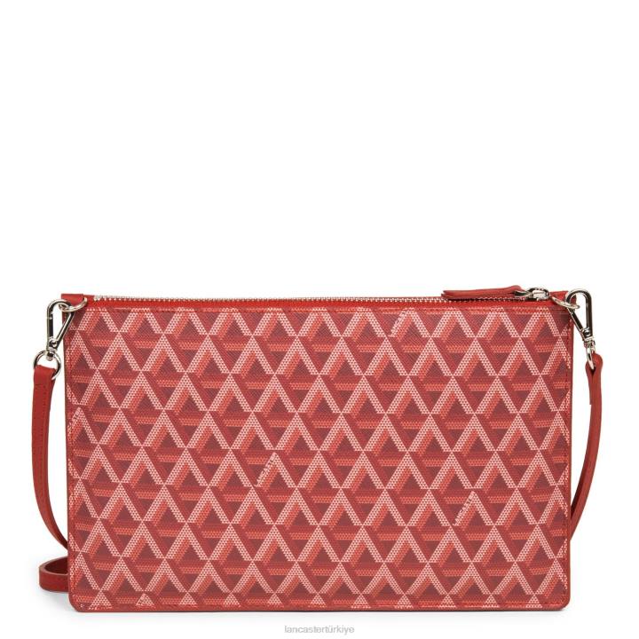 kadınlar debriyaj simgesi kırmızı Lancaster Paris çanta H0LP1175