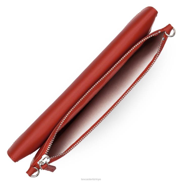 kadınlar debriyaj simgesi kırmızı Lancaster Paris çanta H0LP1175