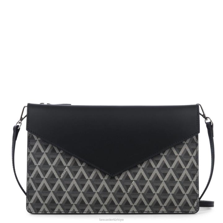 kadınlar debriyaj simgesi kara Lancaster Paris çanta H0LP1177